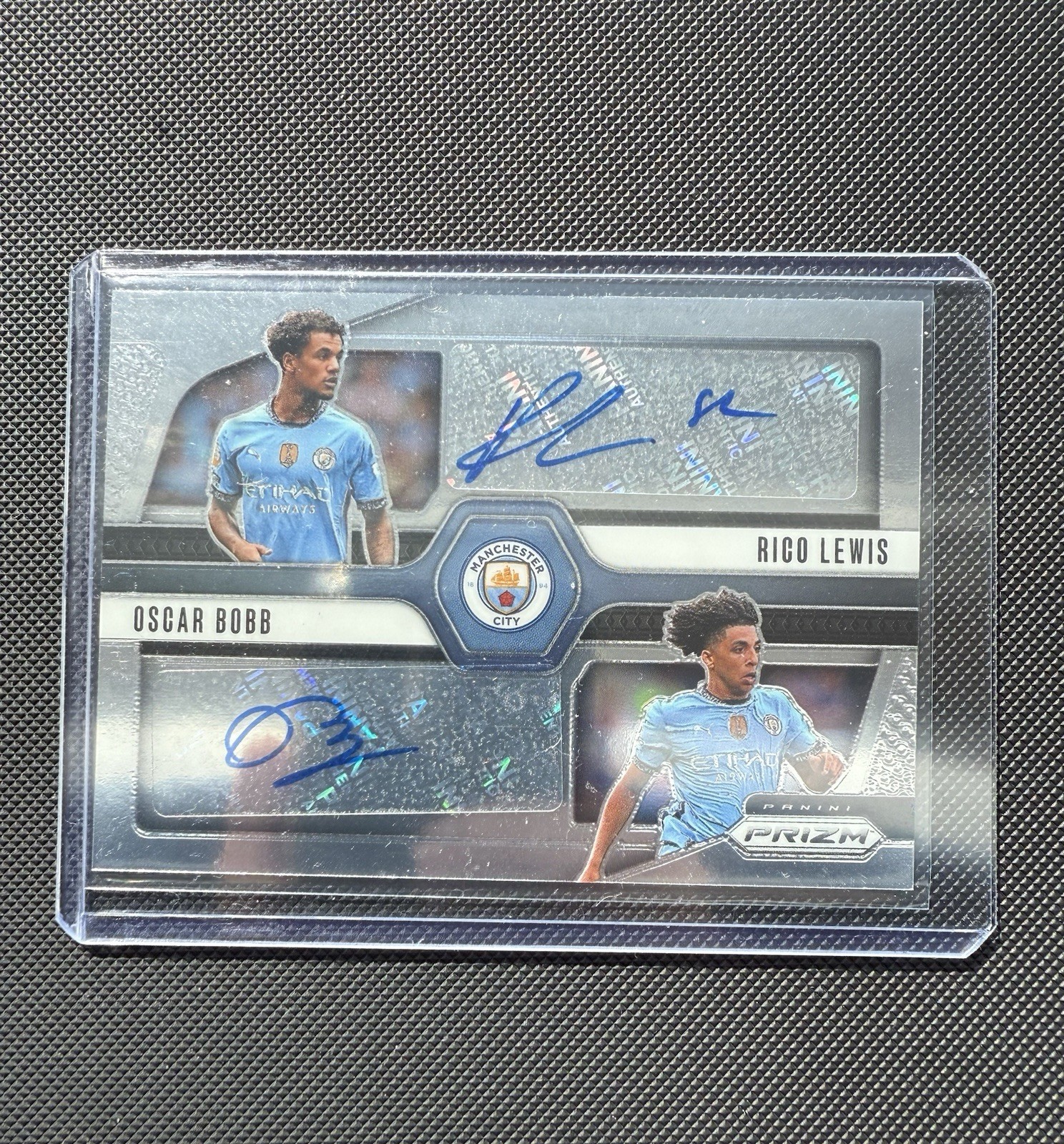Panini Prizm EPL 24/25 Oscar Bobb & Rico Lewis Dual Auto. Manchester City for sale on Ebay