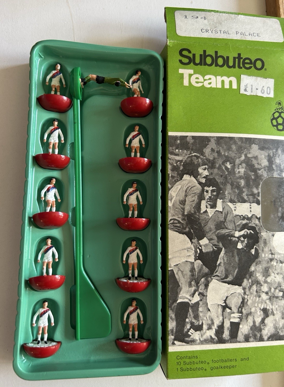 Vintage Subbuteo 194 Crystal Palace for sale on Ebay