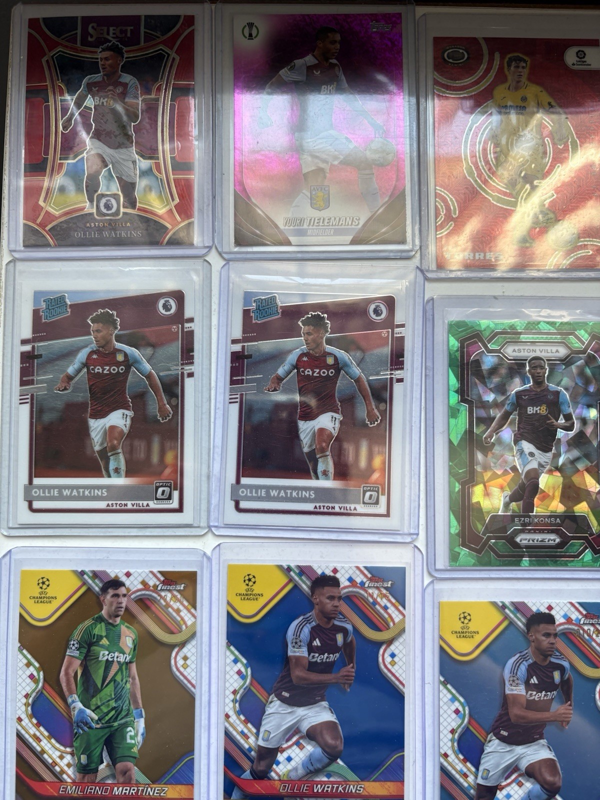 Aston Villa Card Bundle Patches Inserts and Numbered Cards for sale on Ebay