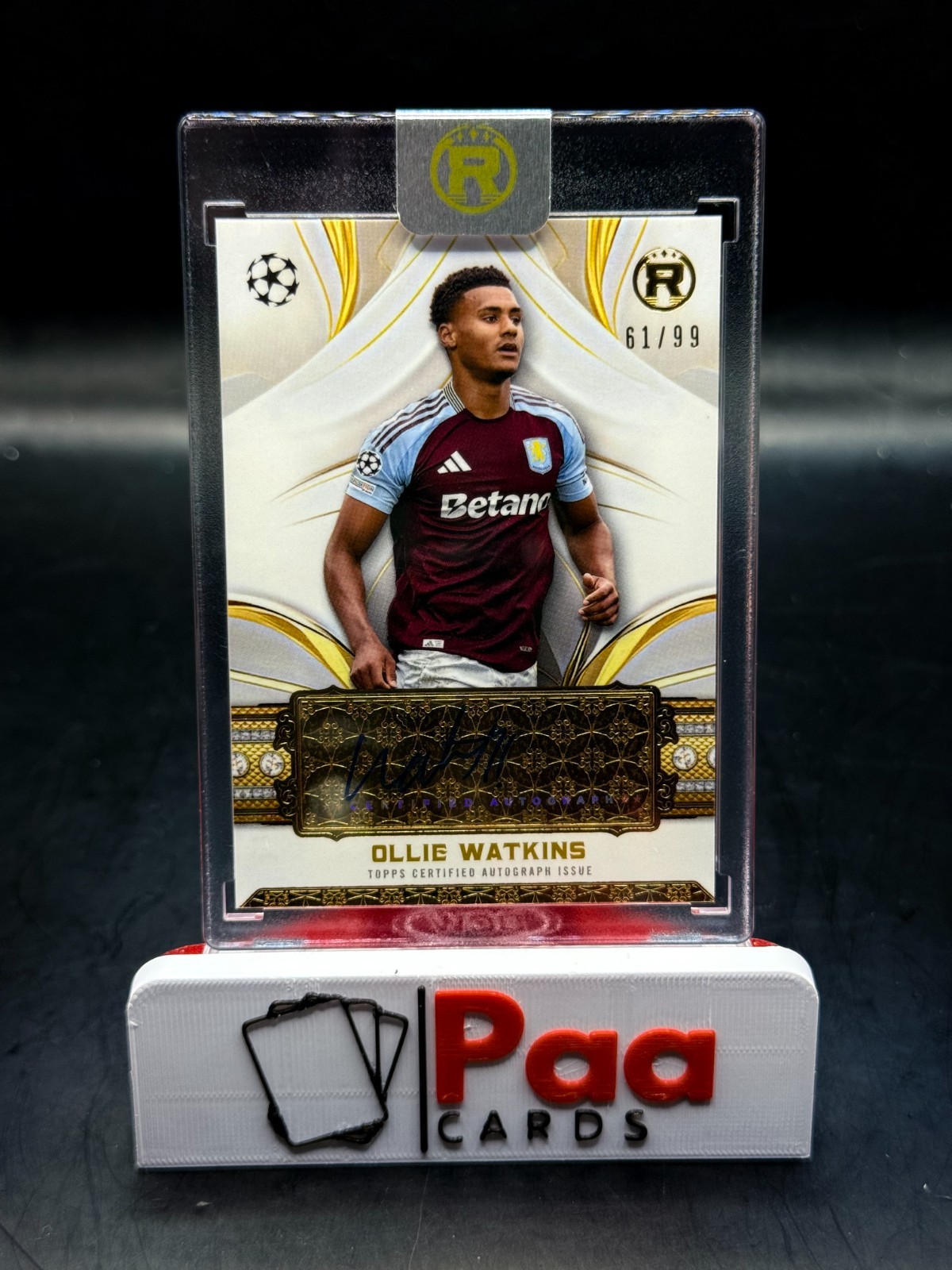 Topps - Reverence - Auto - Aston Villa - Ollie Watkins /99 - for sale on Ebay