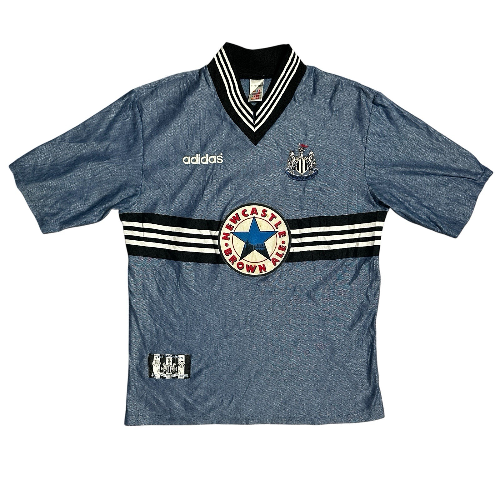 Original Newcastle United 1996/97 Away Football Shirt Adidas Size Men's L Vtg for sale on Ebay