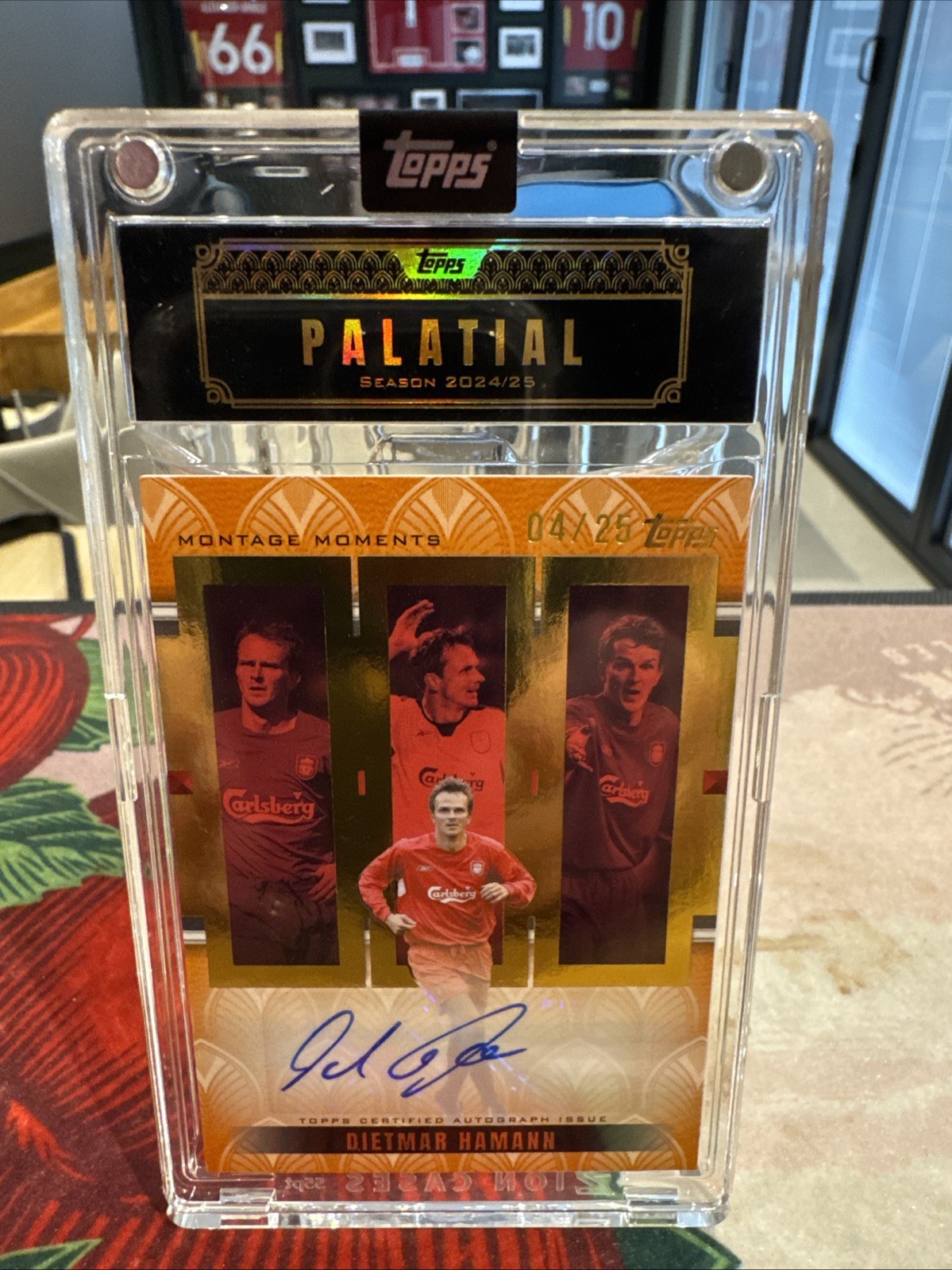 TOPPS Liverpool Palatial 24/25 - Dietmar Hamann Auto 4/25 - Montage Moments for sale on Ebay