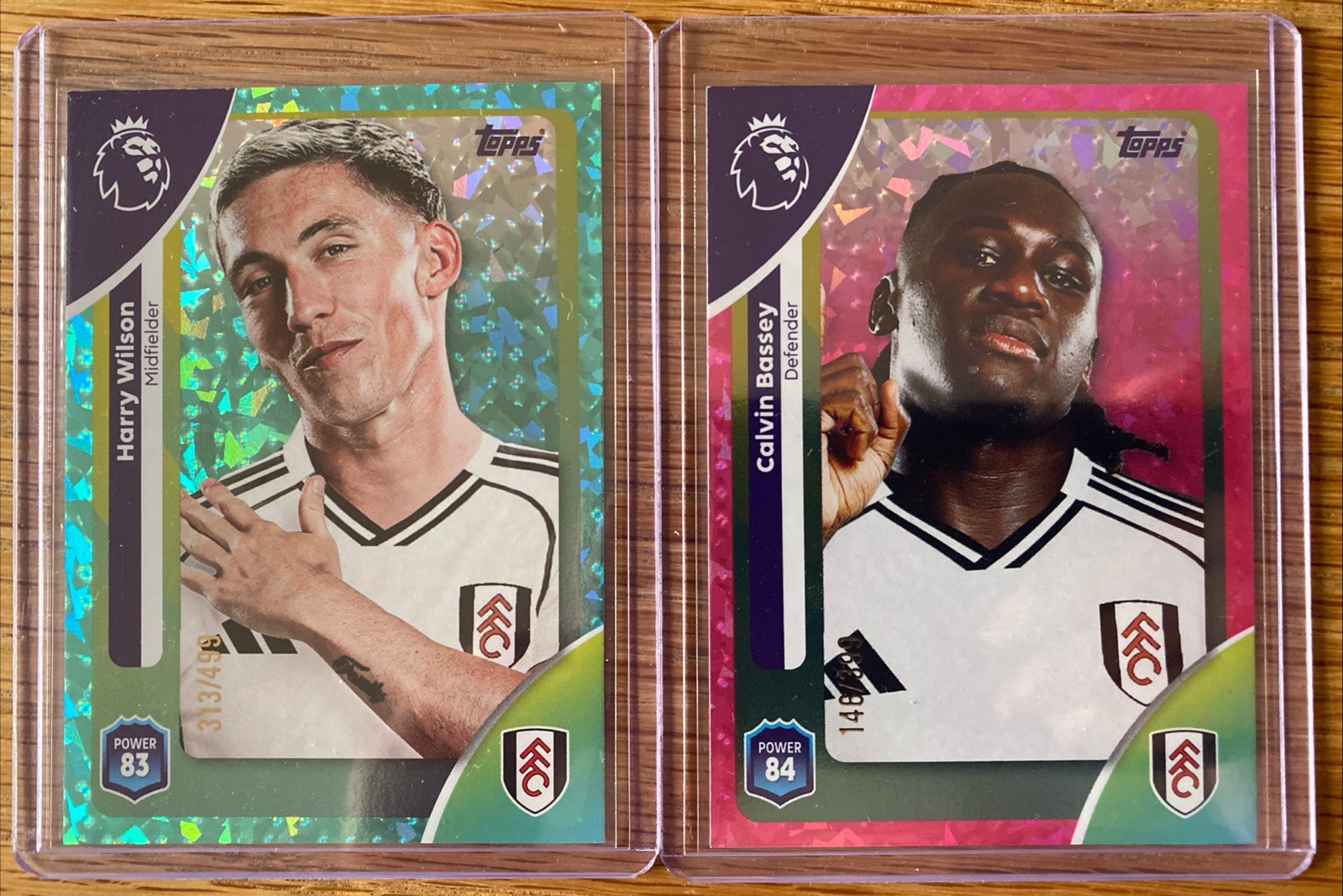 Topps Premier League 2026 Mini Diamond Numbered Parallel Bundle Fulham /399 /499 for sale on Ebay