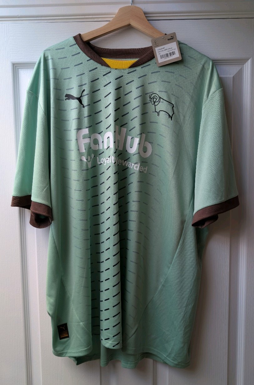 Derby County Men’s Puma Away Shirt 24/25 Season, 3XL, Brand New for sale on Ebay