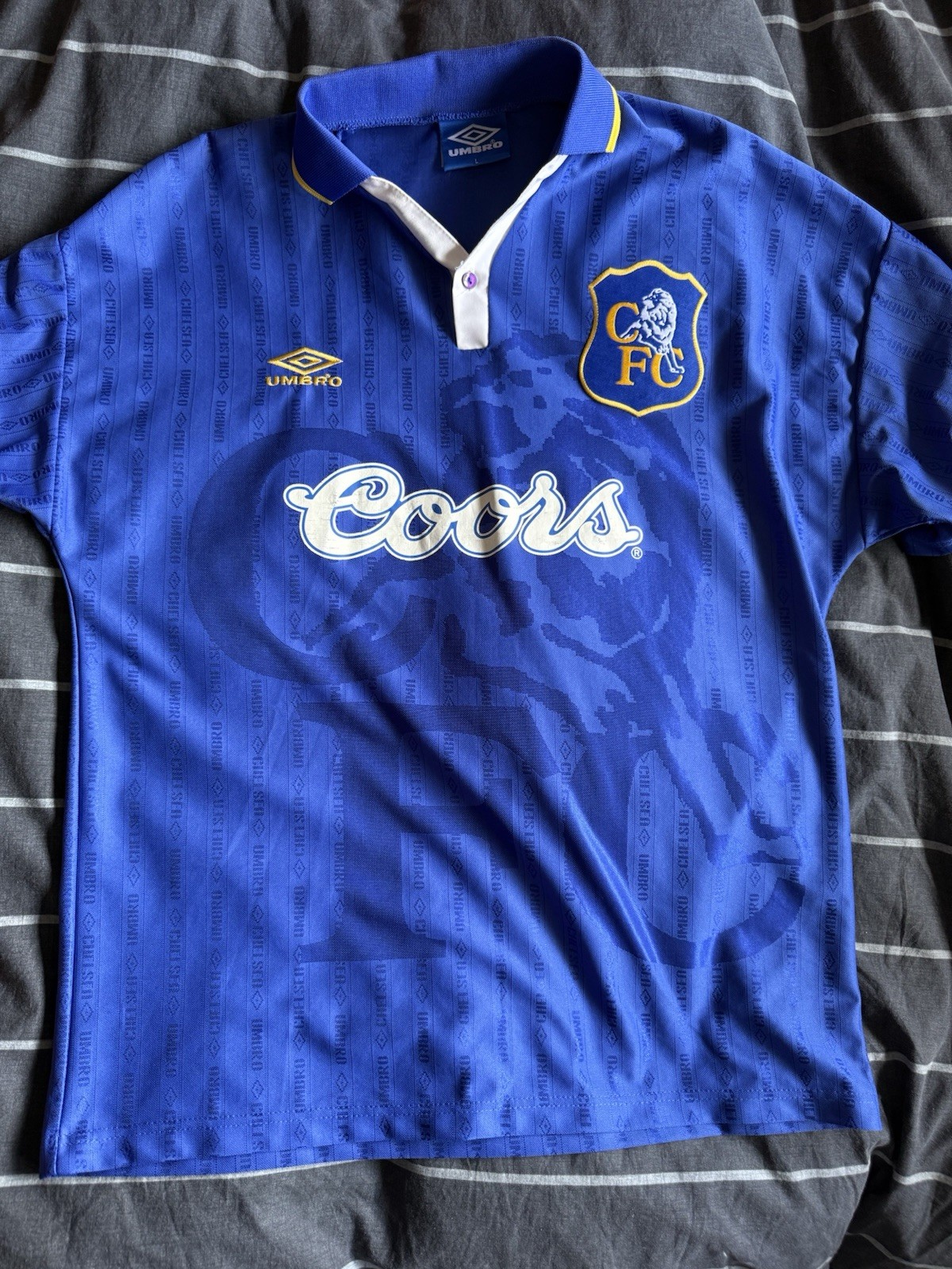 Chelsea FC Men’s Home Shirt 1995-1997 Size Large for sale on Ebay