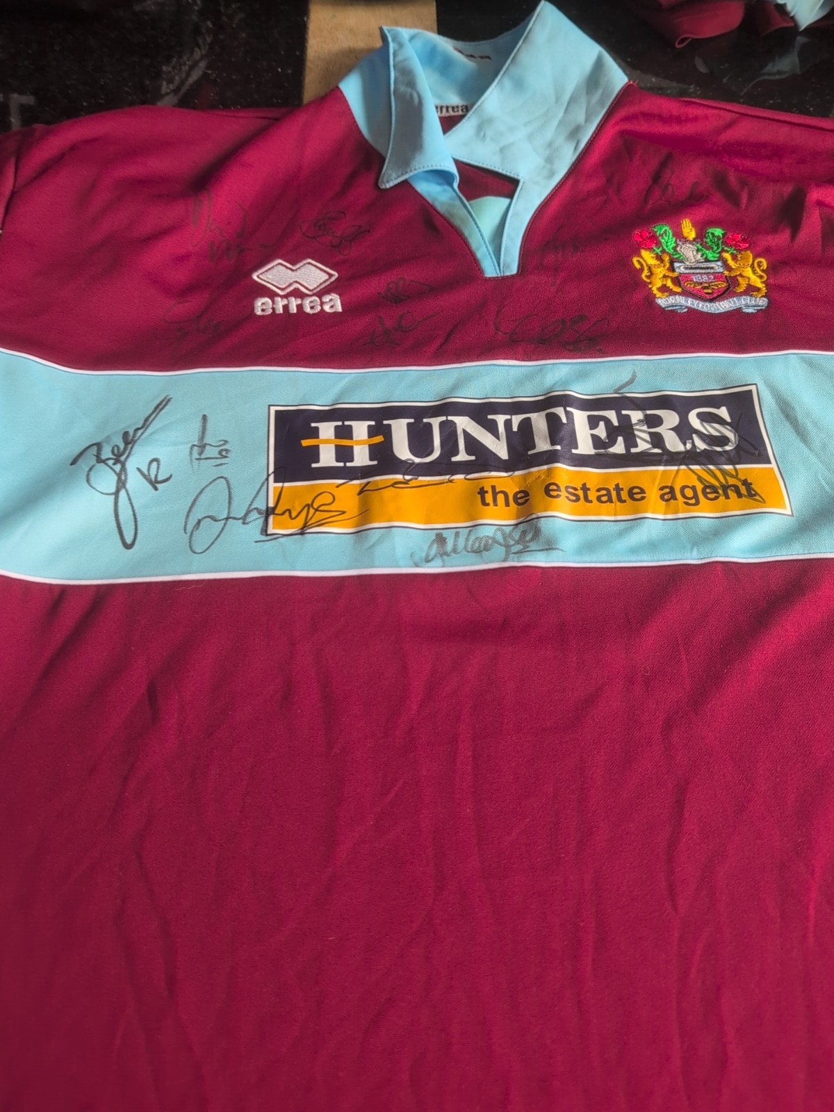 Burnley Fc Shirt Signed for sale on Ebay