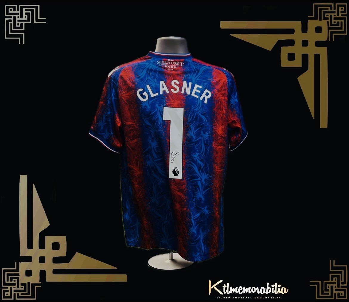 Signed Oliver Glasner Crystal Palace 24/25 Home Shirt With Exact Photo Proof&COA for sale on Ebay