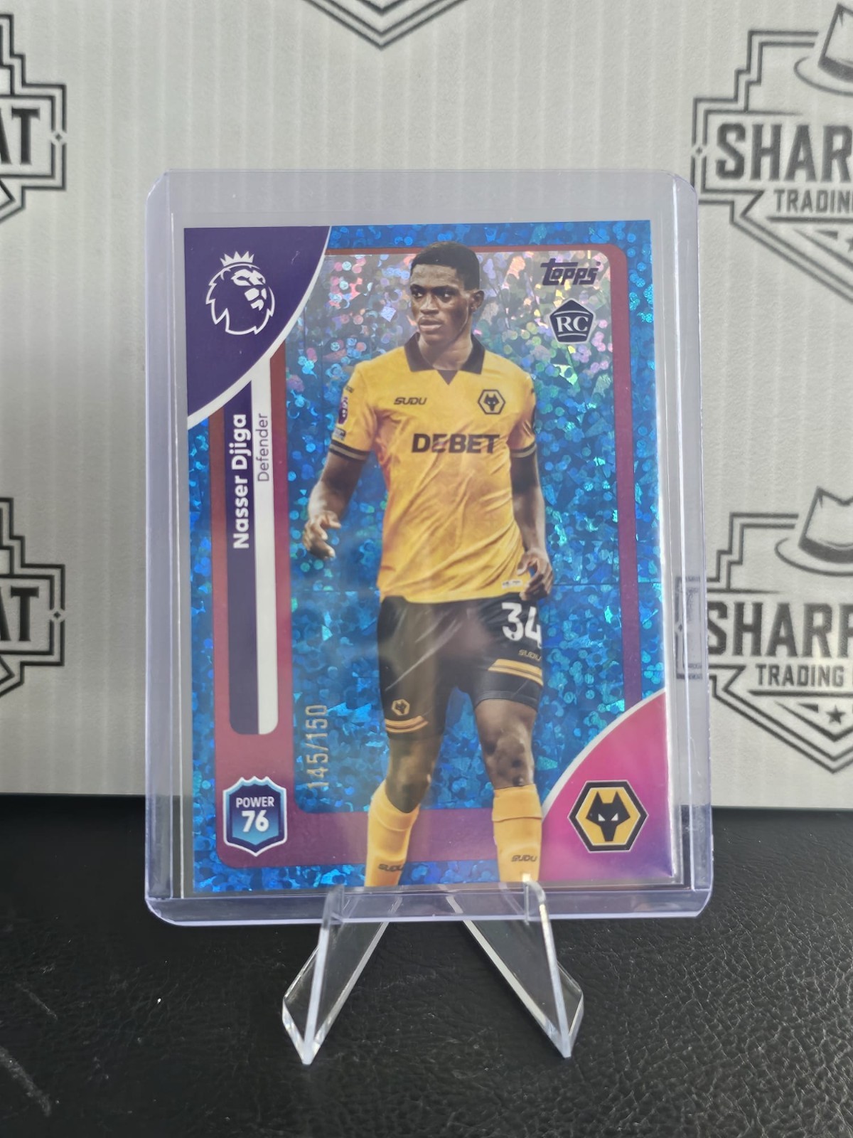Topps Premier League 2025/26 Wolves Nasser Djiga numbered 145/150 for sale on Ebay