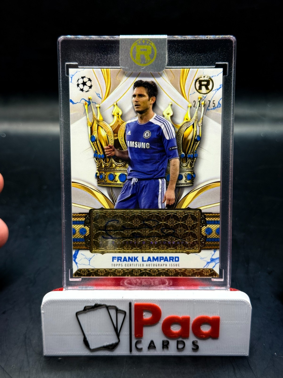 Topps - Reverence - Auto - Chelsea FC - Frank Lampard /75 - Legend - for sale on Ebay