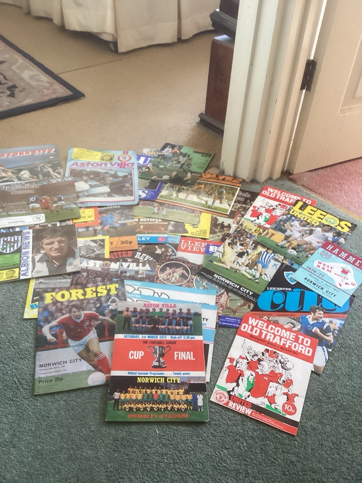 Job Lot Of Norwich City 1970’s Football Programmes x 76 for sale on Ebay