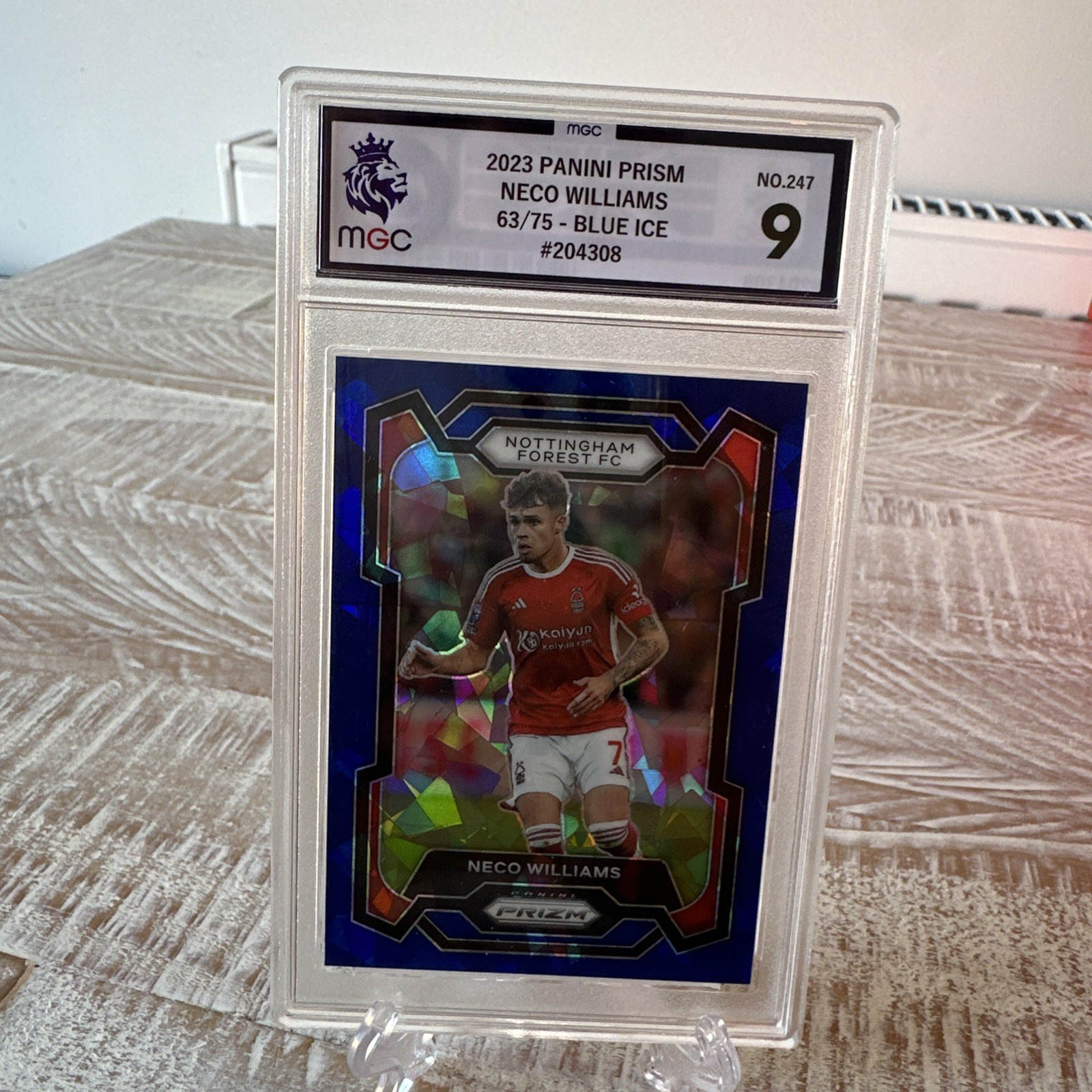 2023 - Panini Prisim - Neco Williams - Nottingham Forest - 63/75 - MGC 9 for sale on Ebay