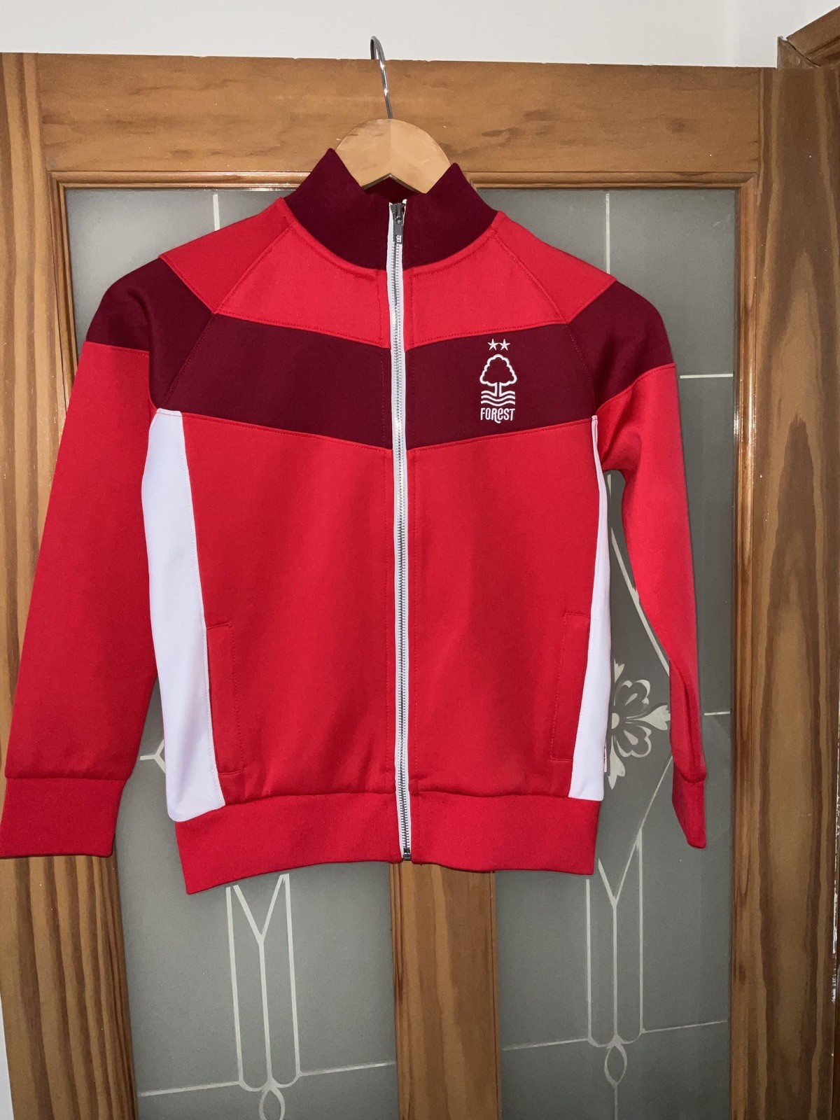 Nottingham Forest football club official Zip Up track Top Size 7-8 Years BNWT for sale on Ebay