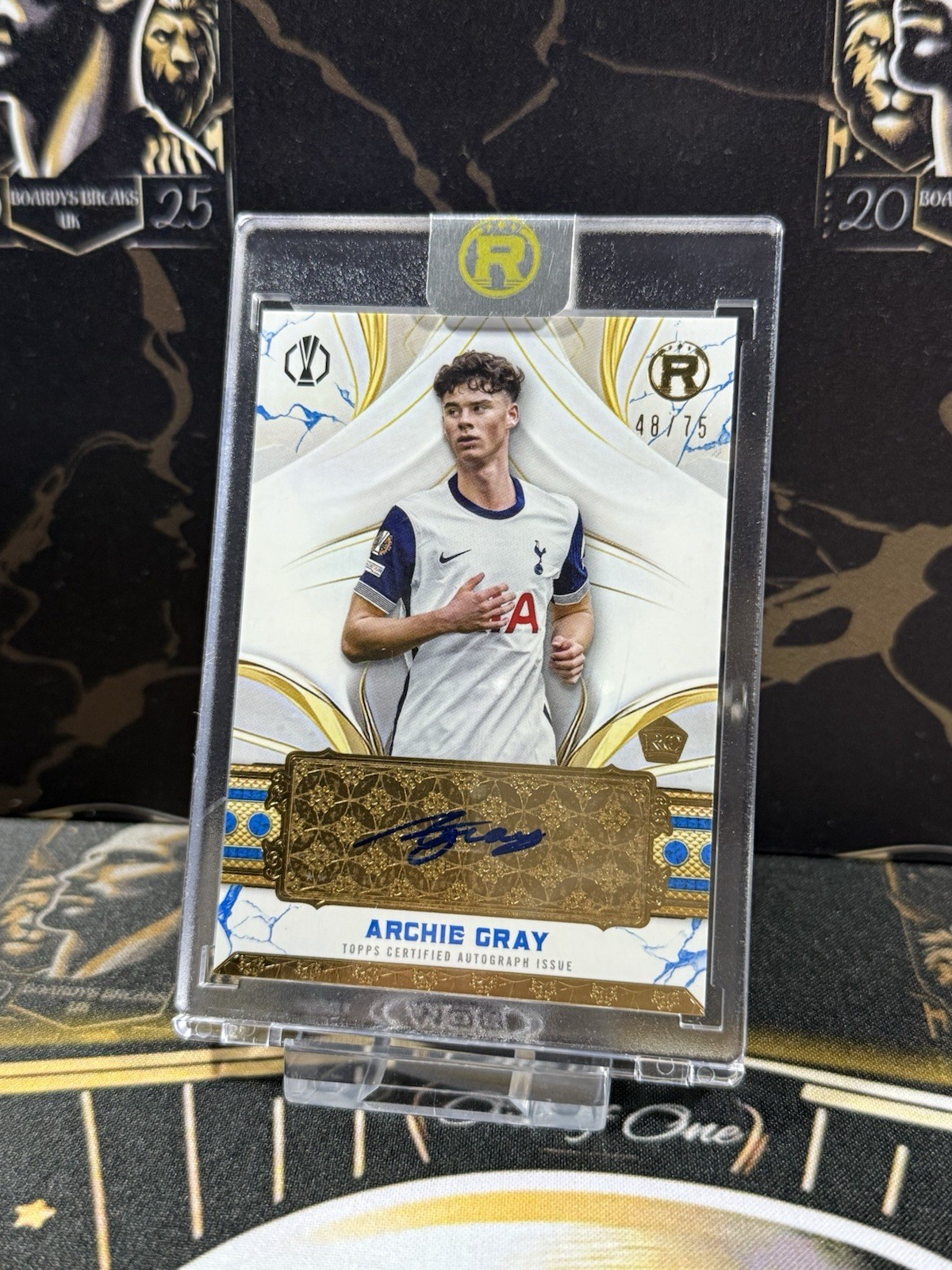 2025 Topps Reverence Archie Gray 48/75 Auto Tottenham 👑 for sale on Ebay
