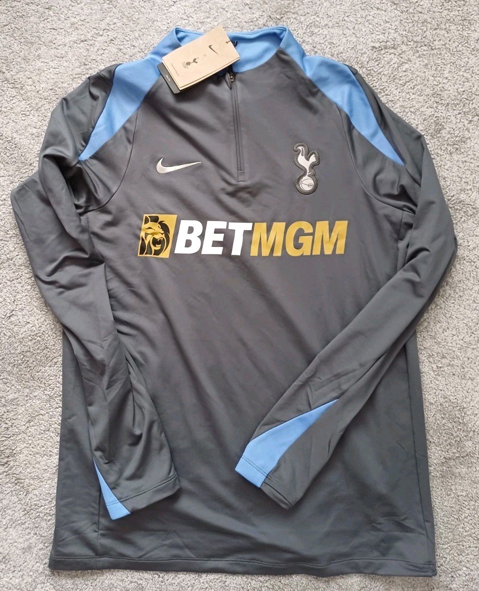 Tottenham Spurs Shirt Training Authentic Nike Mint Large BETMGM Player Issue  for sale on Ebay