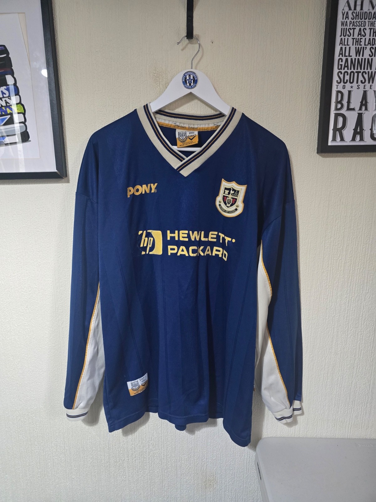 Tottenham hotspur 1997/98 Matchworn reserves Long sleeve shirt #6 for sale on Ebay