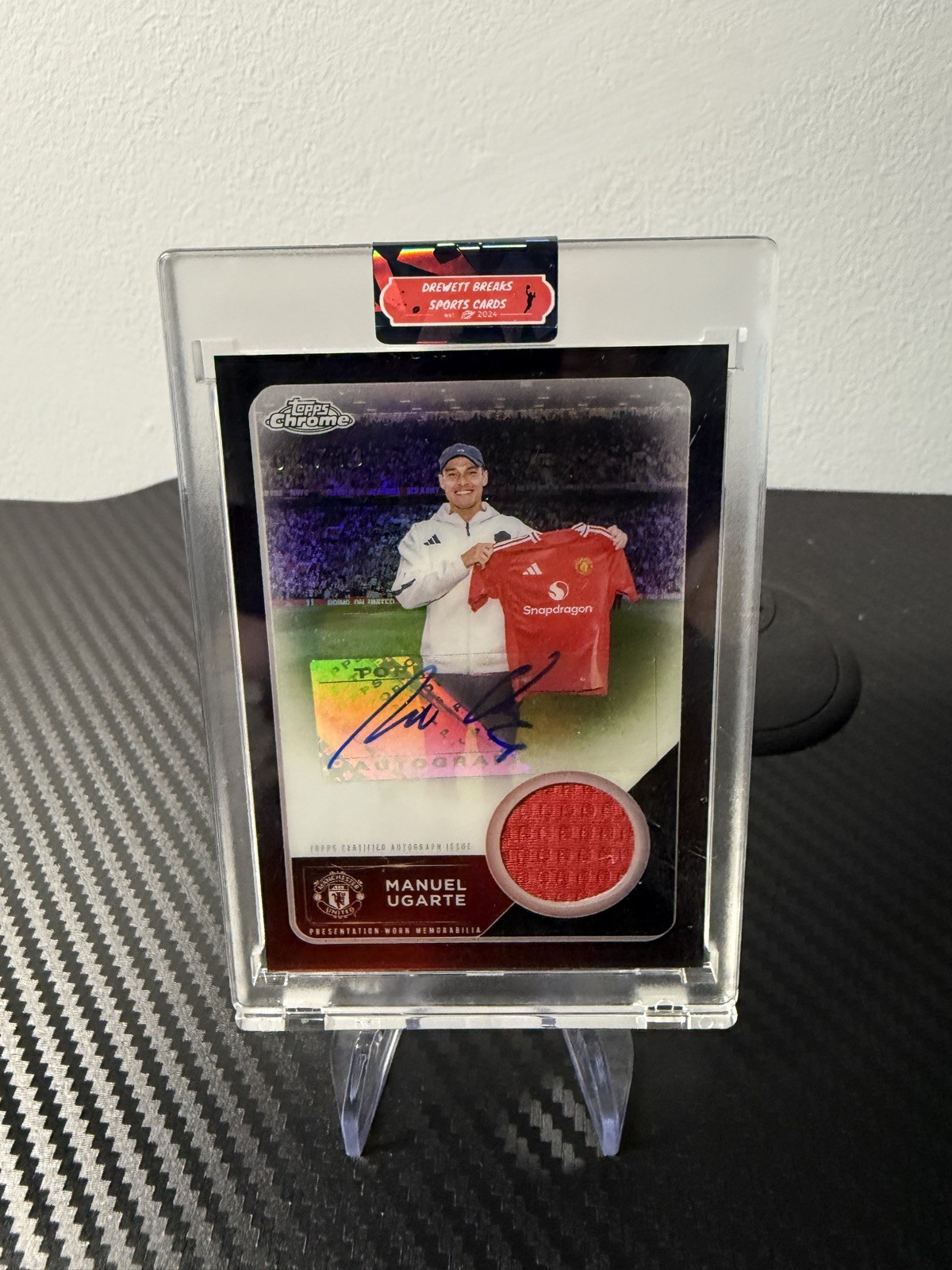 Ugarte /10 Auto Relic (Presentation Shirt) Topps Chrome Manchester United Deluxe for sale on Ebay