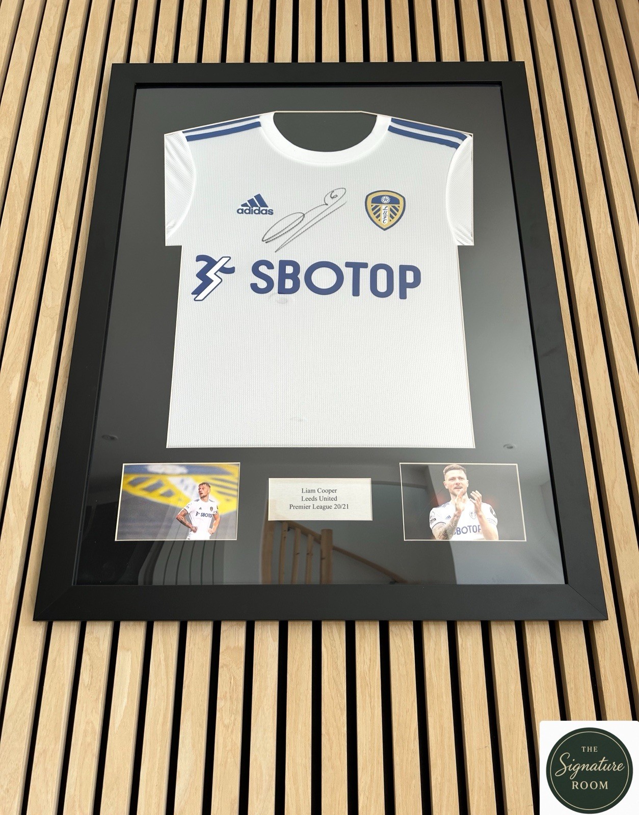Liam Cooper Framed Signed Leeds United Shirt with COA for sale on Ebay
