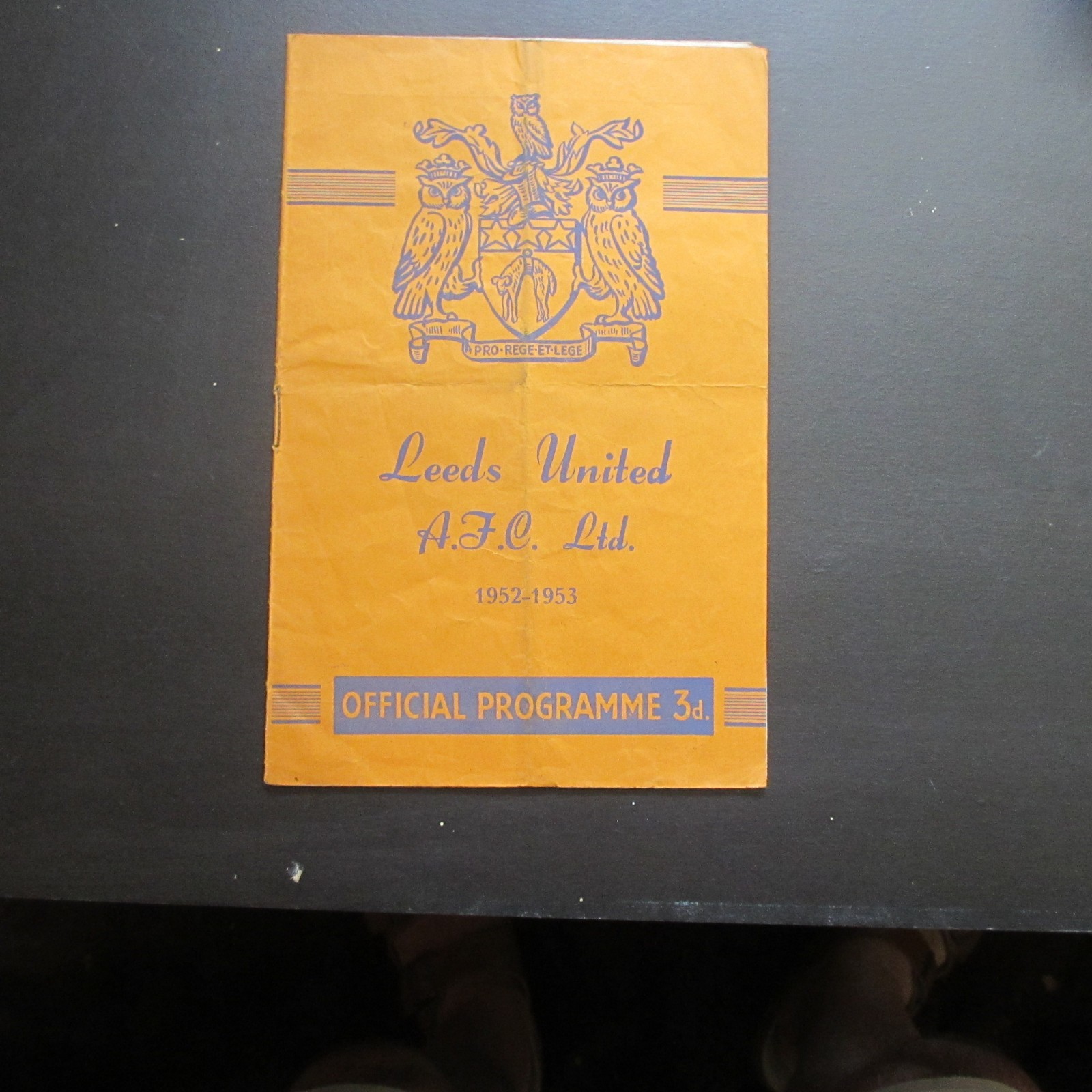 Leeds v Rotherham Div 2 1952/3 - John Charles Autograph for sale on Ebay