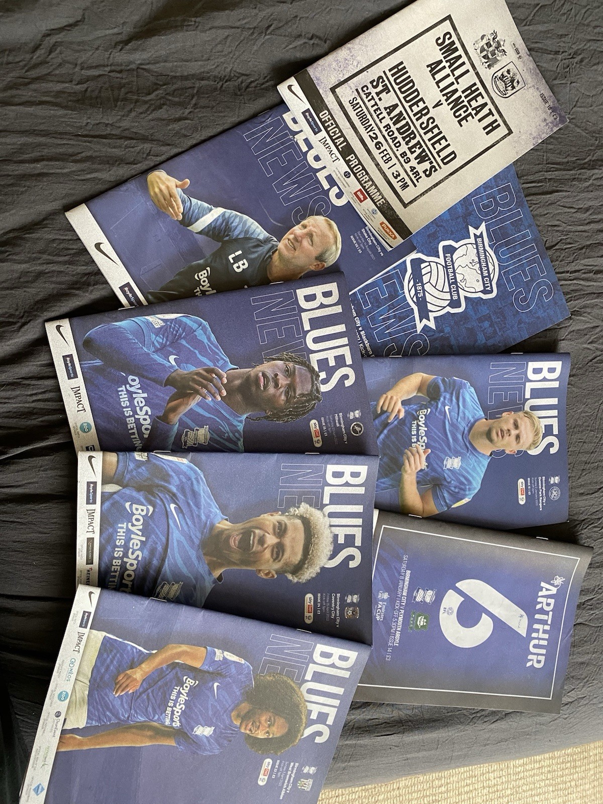 16 X Birmingham City FC Football Match Day Programmes for sale on Ebay