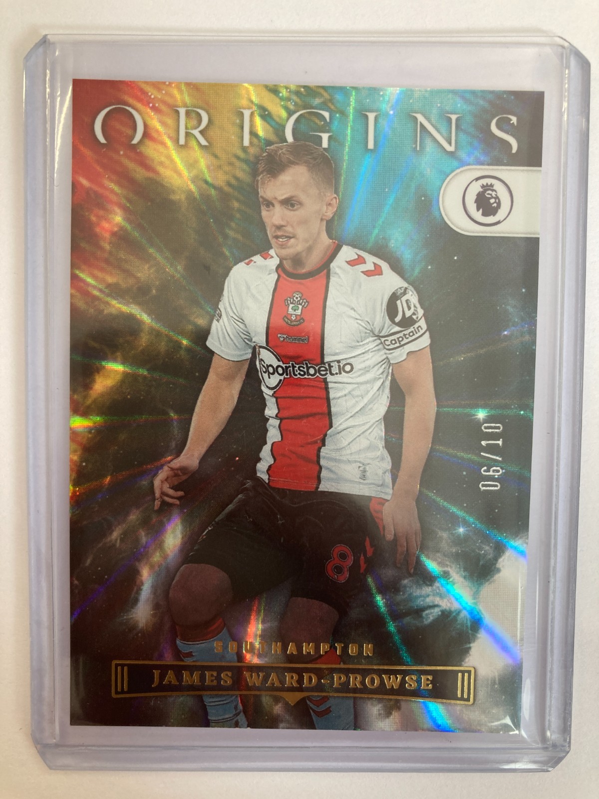 PANINI CHRONICLES ORIGINS 22/23 JAMES WARD PROWSE SOUTHAMPTON PARALLEL 6/10.. for sale on Ebay