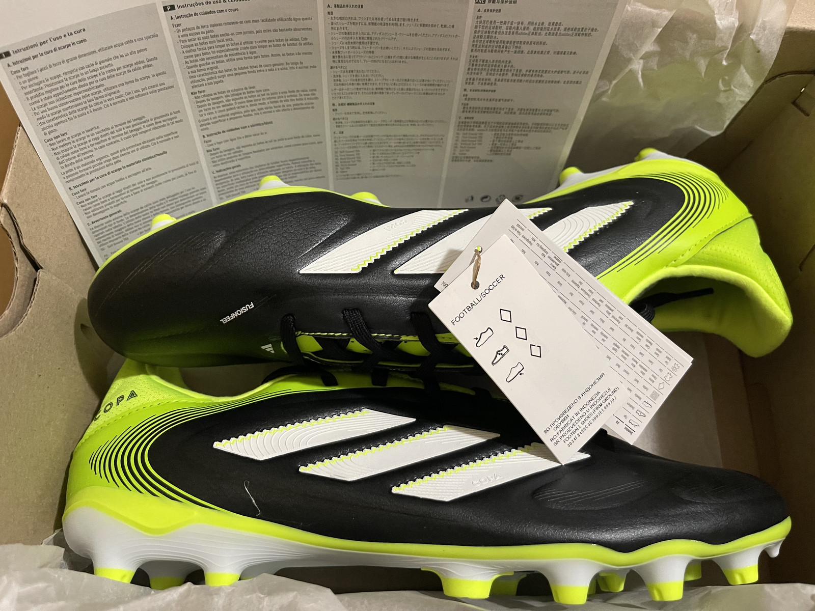 adidas Unisex's Copa Pure Iii League Firm Multi Ground Football Boots Size 11 for sale on Ebay