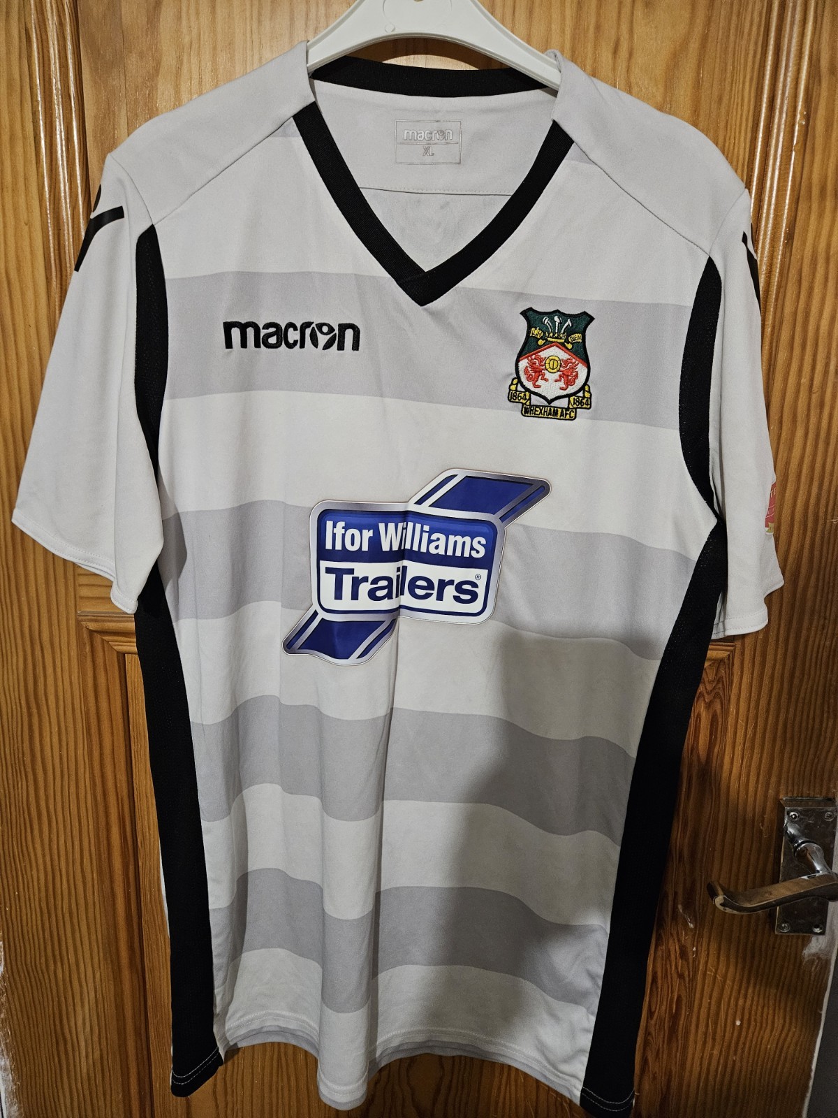 Wrexham Fc XL adult away football shirt,  2018/19 season. for sale on Ebay
