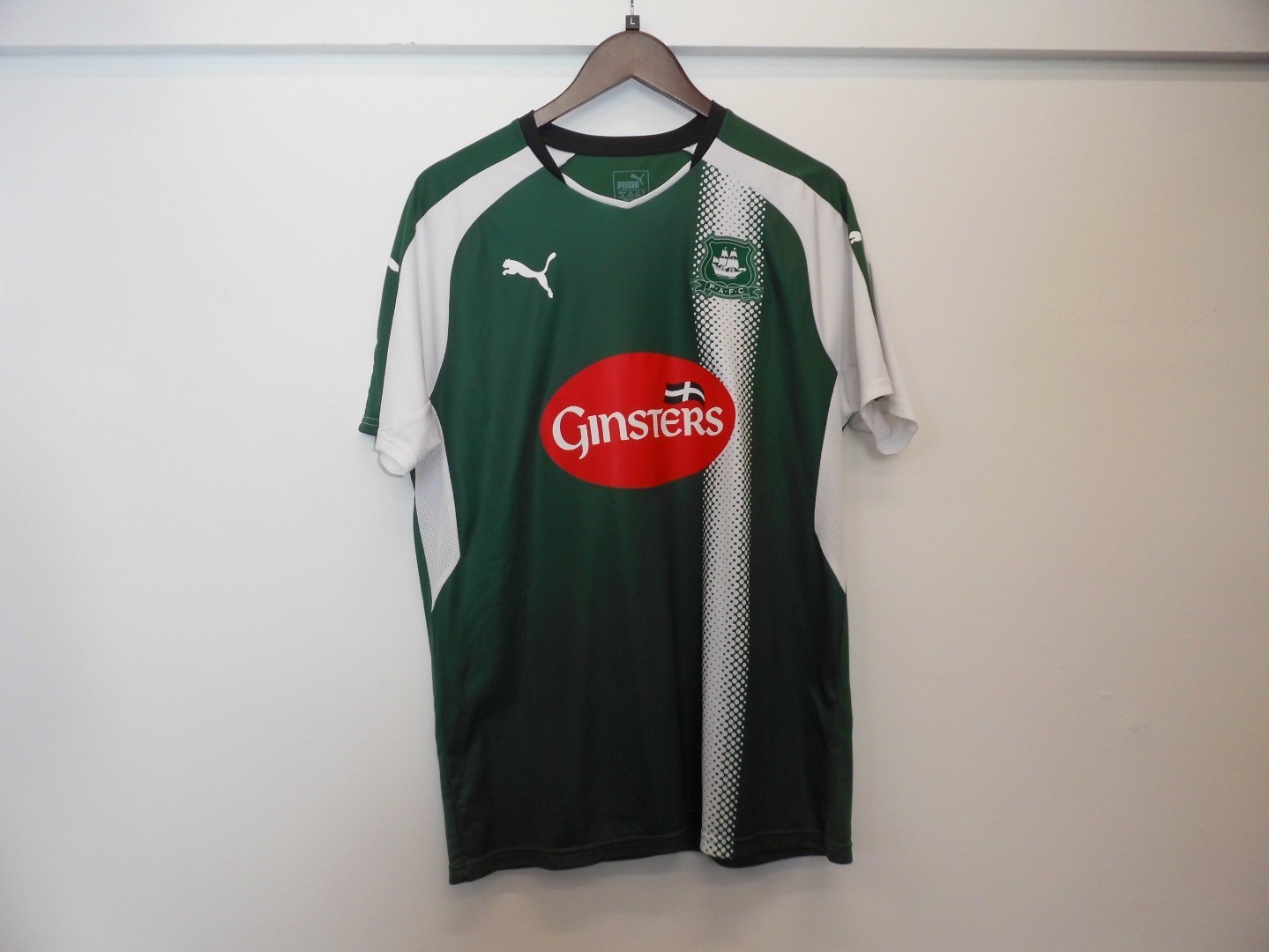 PLYMOUTH ARGYLE GREEN FOOTBALL SHIRT SIZE L - CG P07 for sale on Ebay