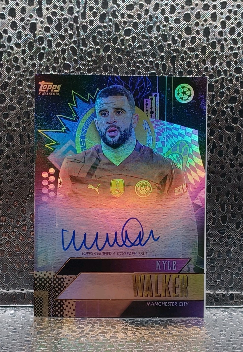 Kyle Walker Autograph - Topps UCC Gold 2024 - 25 - Manchester City / Burnley for sale on Ebay