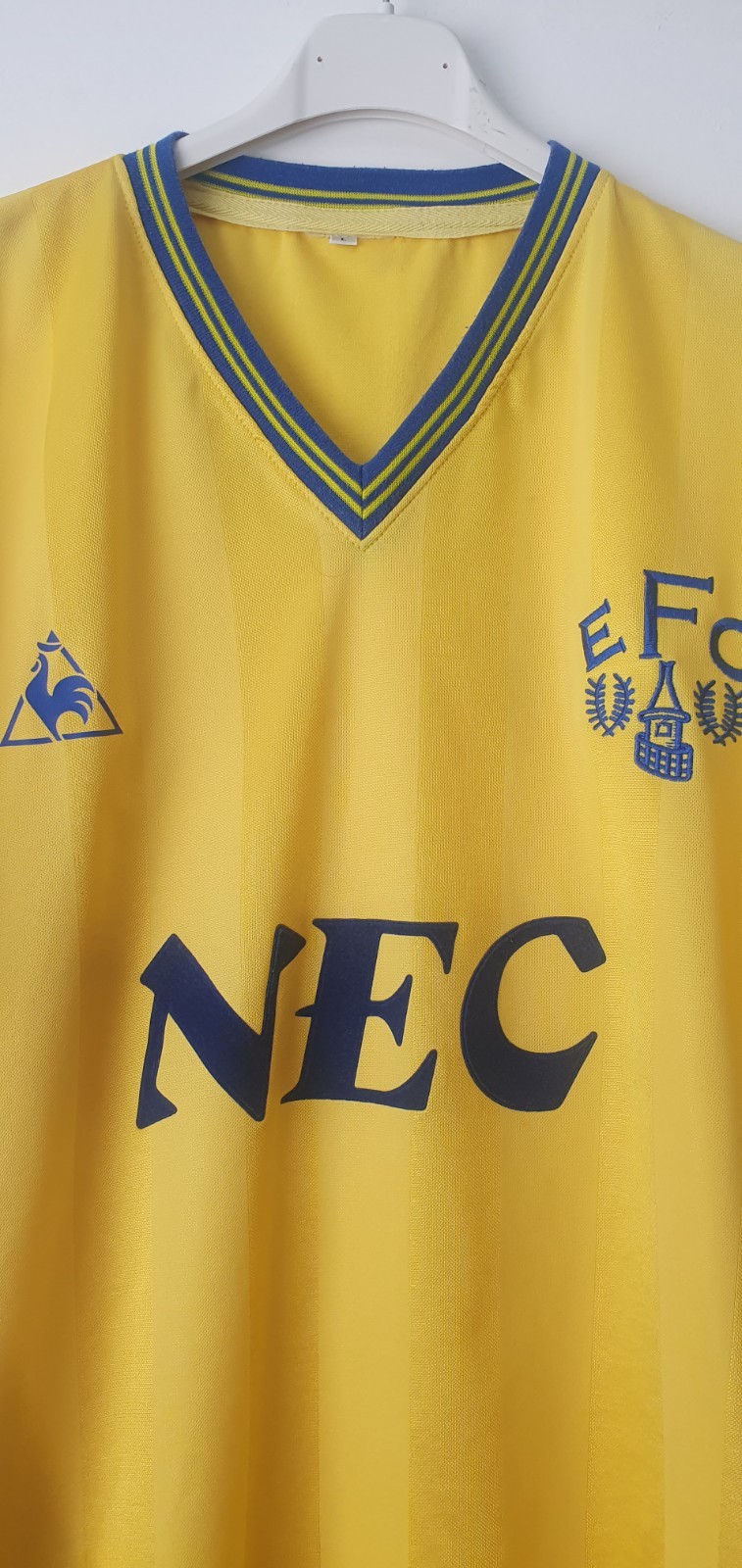 Everton Men's Retro Shirt Large for sale on Ebay