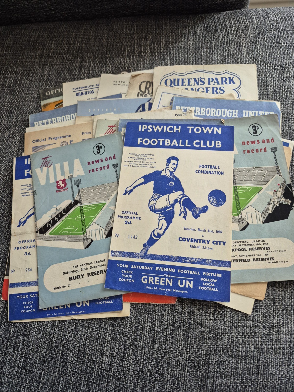 Collection X26 1950s Reserve Programmes All Different for sale on Ebay
