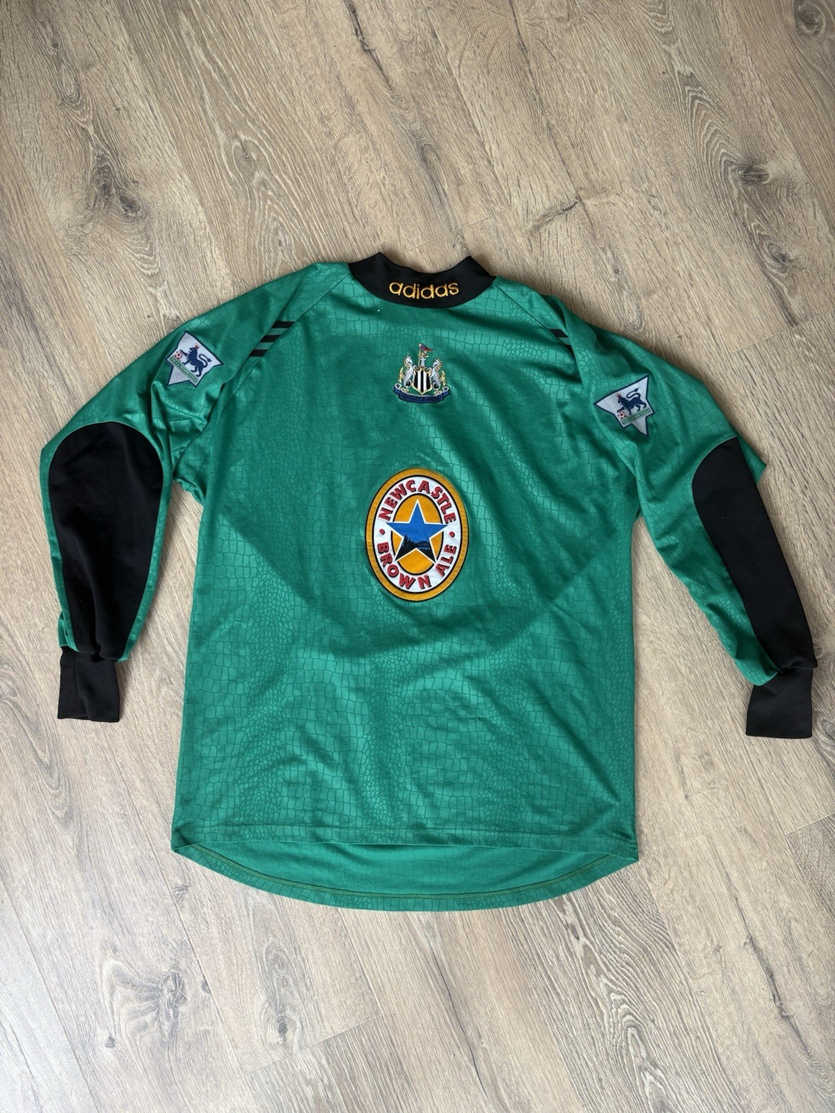 Newcastle Vintage Goalkeeper Shirt 97/98 Hislop 15 Adidas Large for sale on Ebay