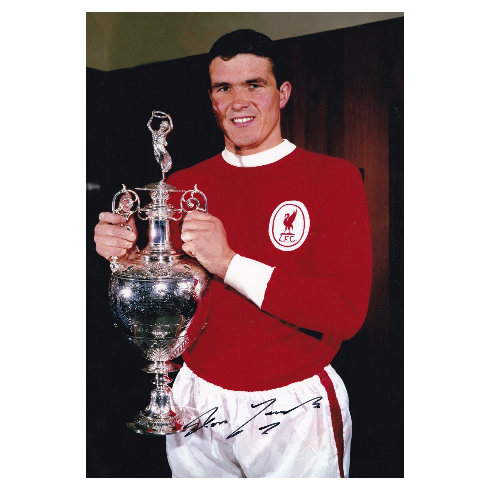 Ron Yeats Signed Liverpool Photo Liverpool Autograph COA for sale on Ebay