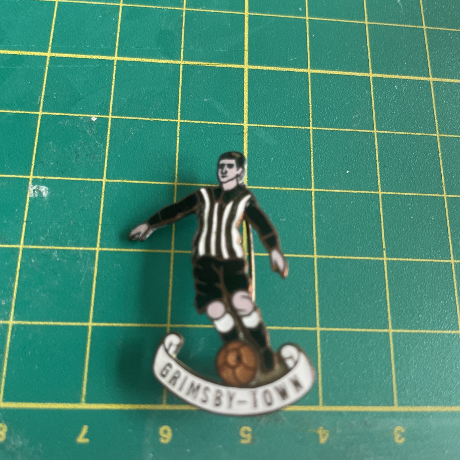 Vintage Enamel Grimsby Town FC Football Badge Brooch Pin for sale on Ebay