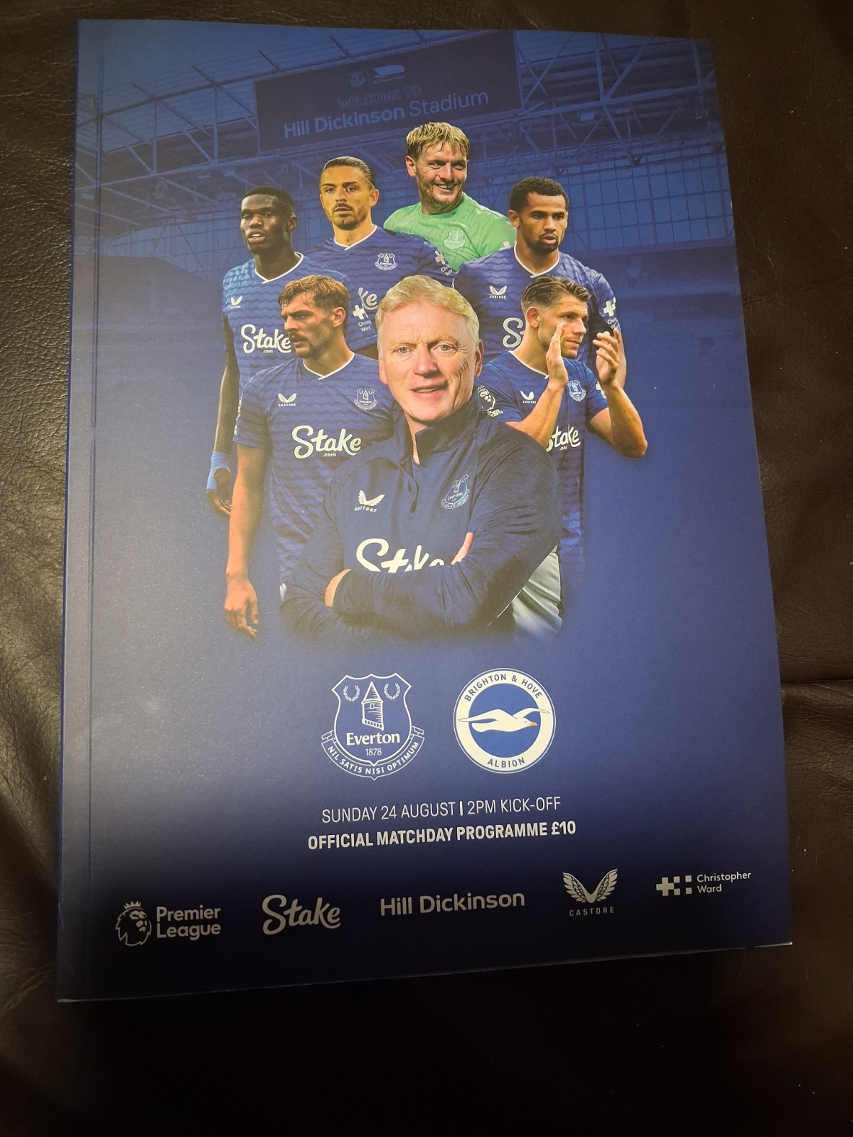 EVERTON v BRIGHTON  24/8/2025 OFFICIAL  PROGRAMME   for sale on Ebay