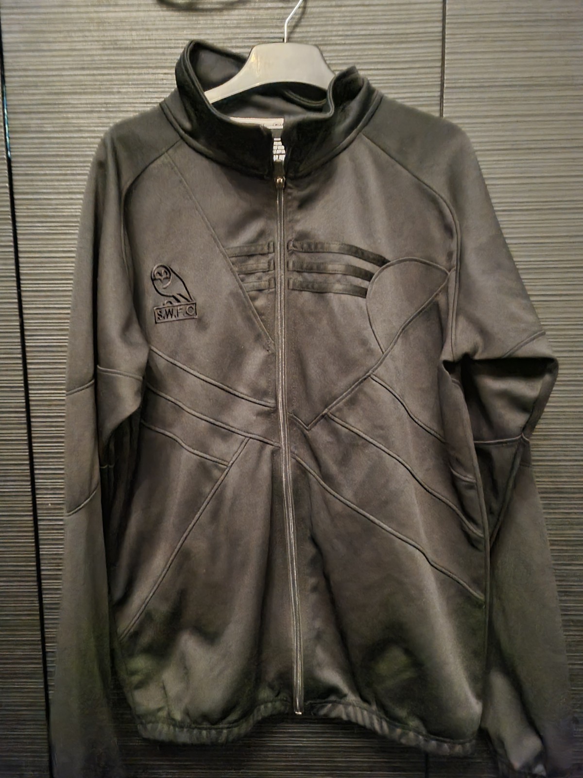 Sheffield Wednesday Men's Tracksuit Top Medium Black for sale on Ebay