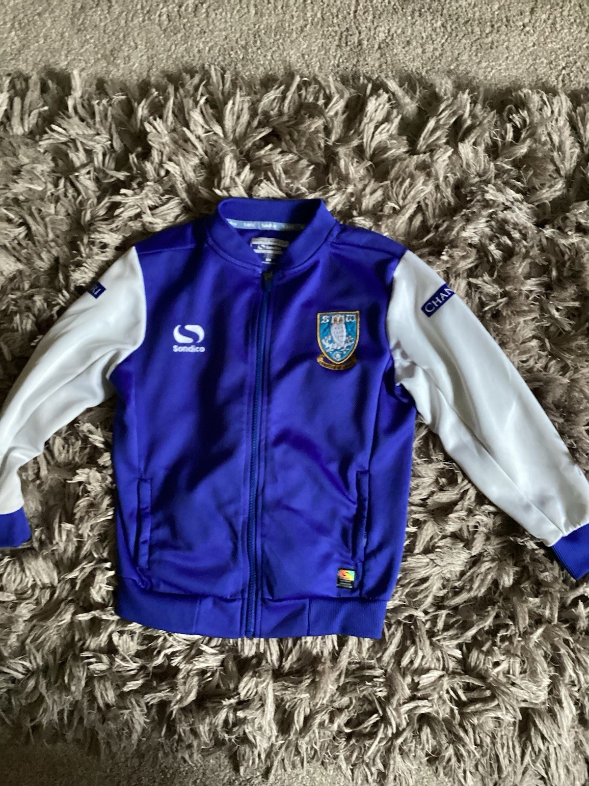 Sheffield Wednesday Walk Out Jacket Child 7/8 Years for sale on Ebay