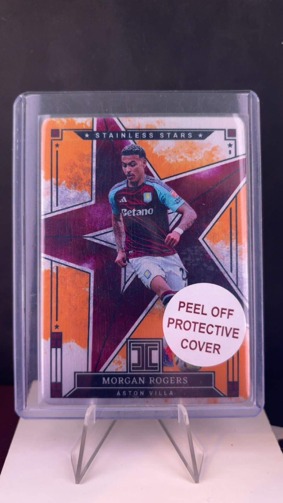 Morgan Rogers Aston Villa 1/10 SSP! Stainless Stars Panini Impeccable Prem 2024 for sale on Ebay