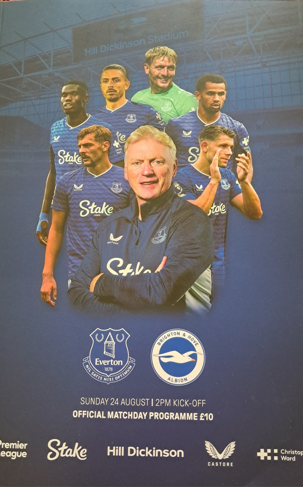 Everton v Brighton 24/08/2025 Hill Dickinson Stadium Programme for sale on Ebay