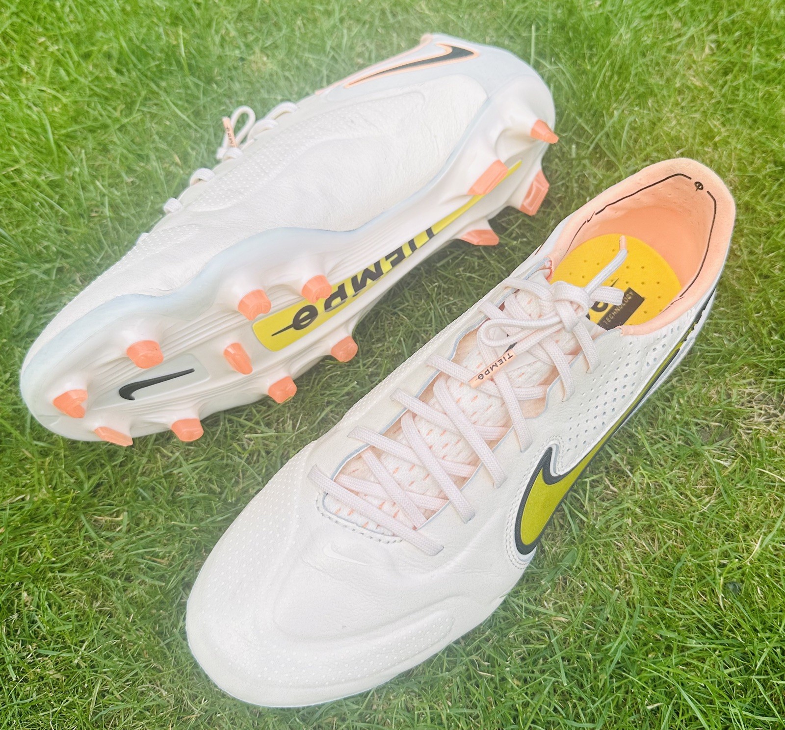 Nike Tiempo Legend 9 Elite FG Football Boots Size UK 7.5  With Bag and box for sale on Ebay