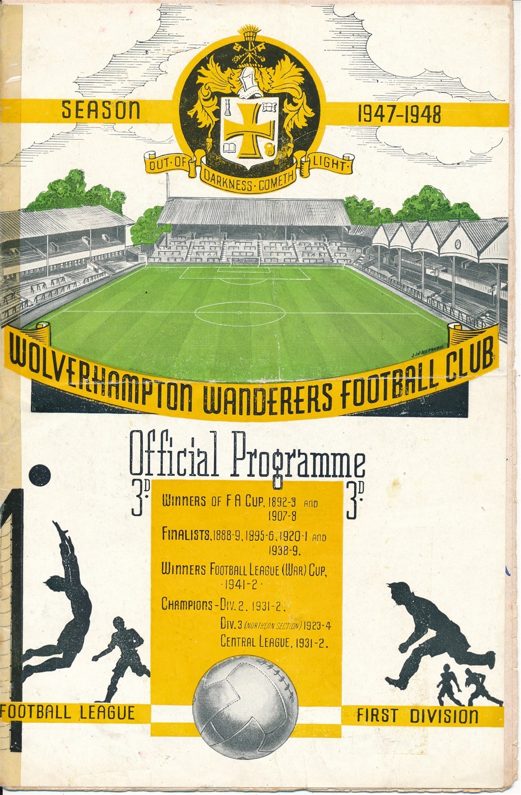 Wolves Reserves v Burnley (Central League) 1947/1948 for sale on Ebay