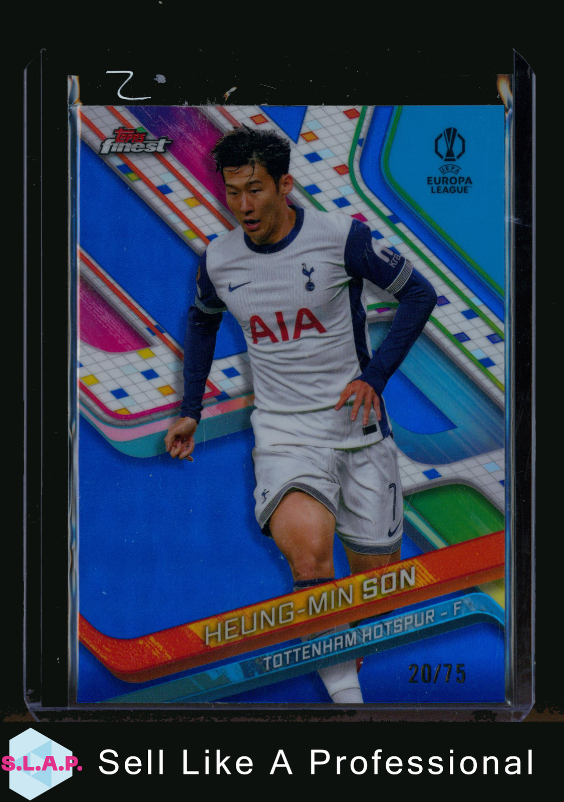 HEUNG-MIN SON TOPPS 20/75 68 2025 FINEST UEFA EUROPA LEAGUE TOTTENHAM ENGLISH for sale on Ebay