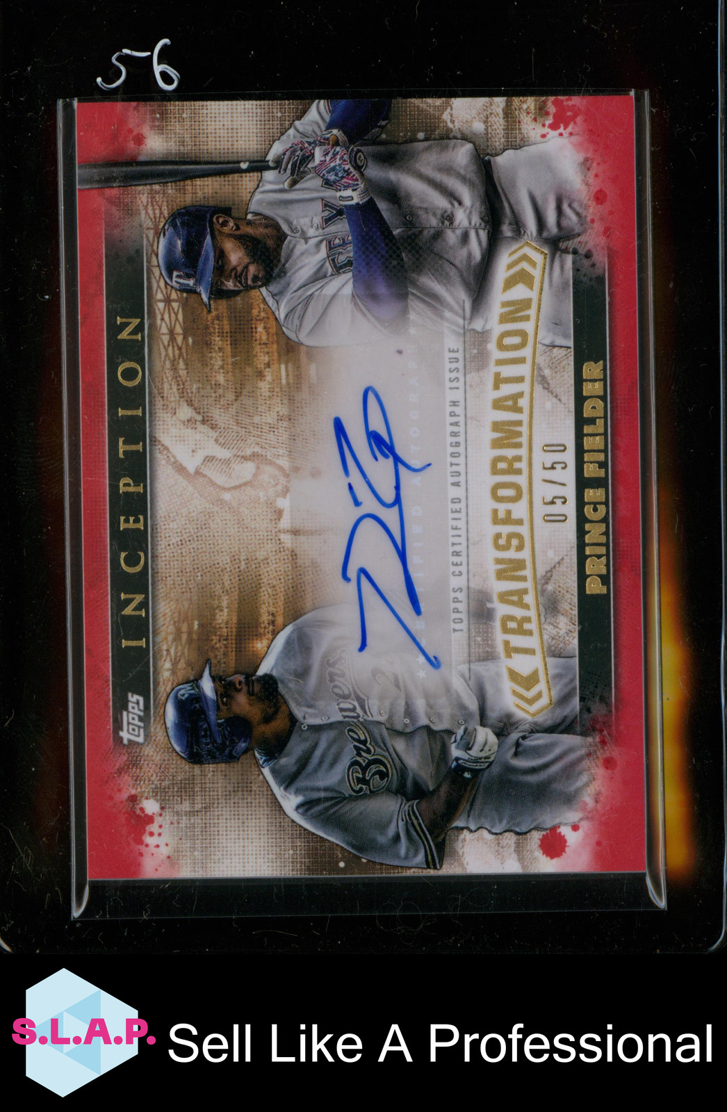 PRINCE FIELDER TOPPS 05/50 ITA-PF 2024 INCEPTION MLB TEXAS RANGERS AUTO ENG for sale on Ebay