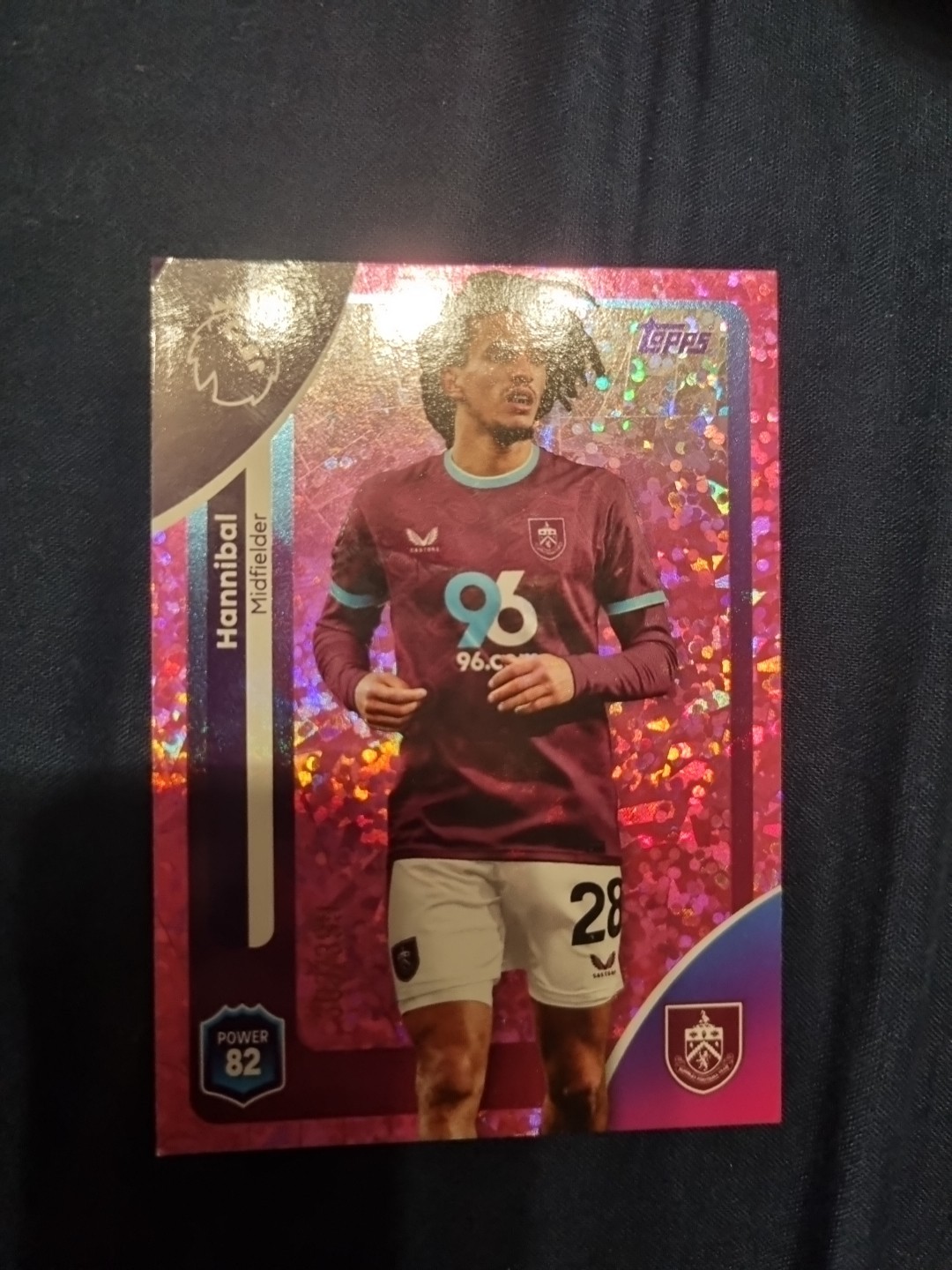 Topps Premier League 2025/2026 Hannibal Numbered Parallel 307/399 Burnley FC for sale on Ebay