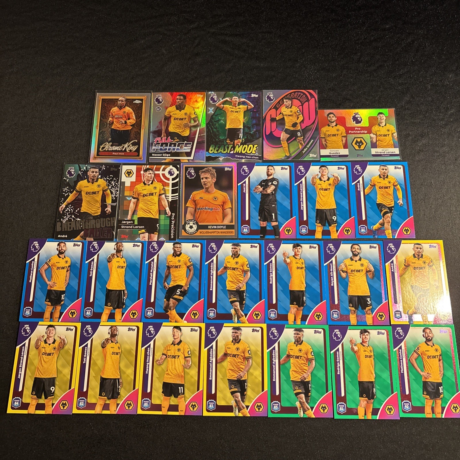 TOPPS 2026 Premier League 25/26 Football TCG Wolverhampton Wolves Insert Bundle for sale on Ebay