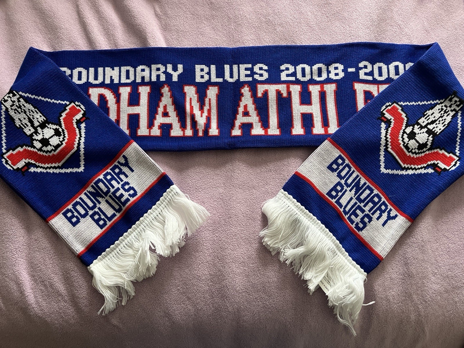 Oldham Athletic Scarf - Boundary Blues - 2008/2009 new for sale on Ebay