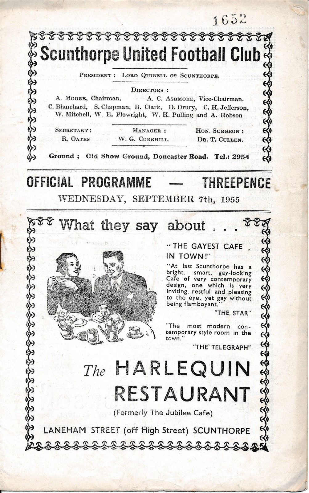 Scunthorpe United v Wrexham 1955/1956 - Football Programme for sale on Ebay