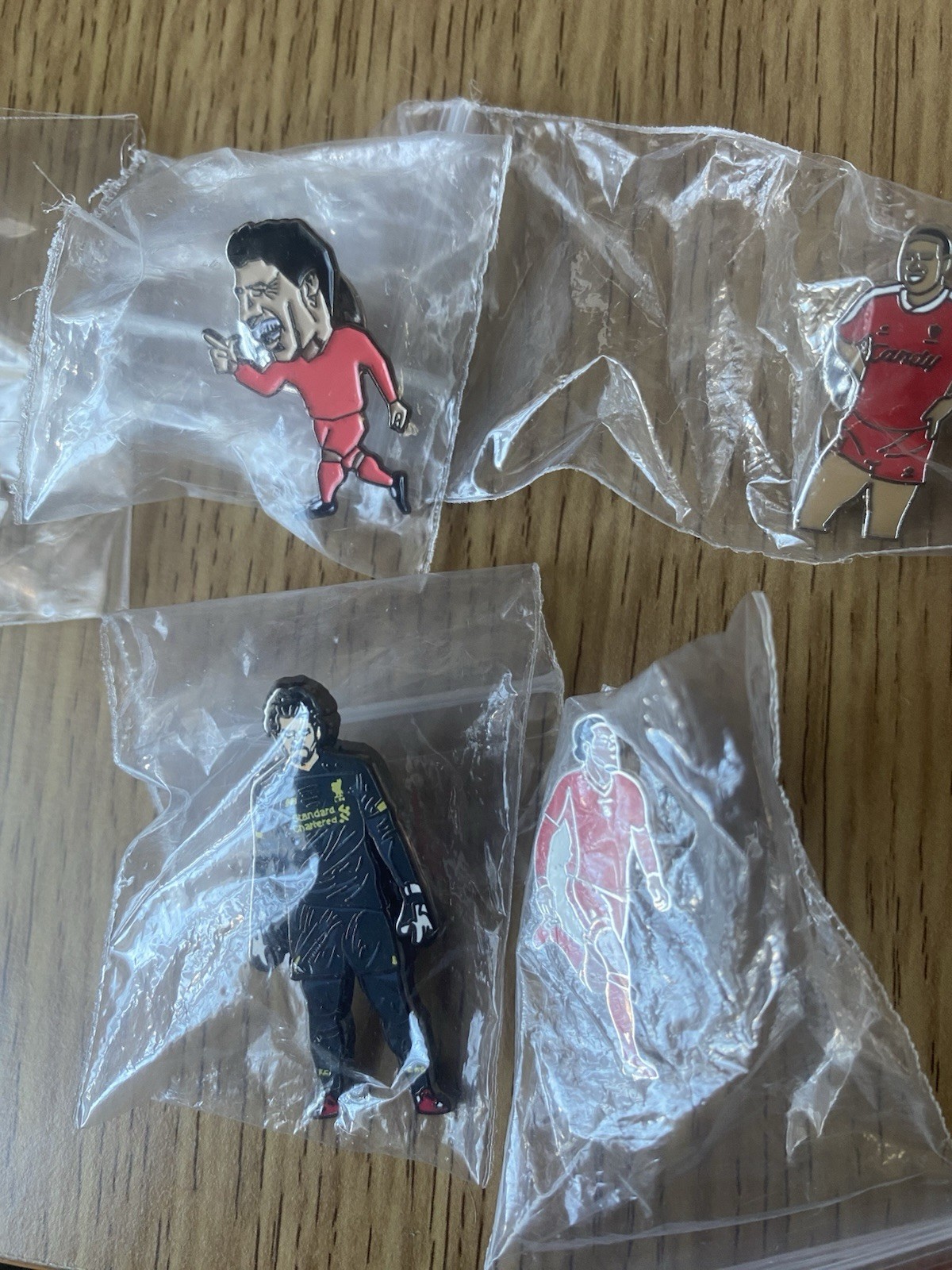 Rare Liverpool Players Pin Bagdes for sale on Ebay