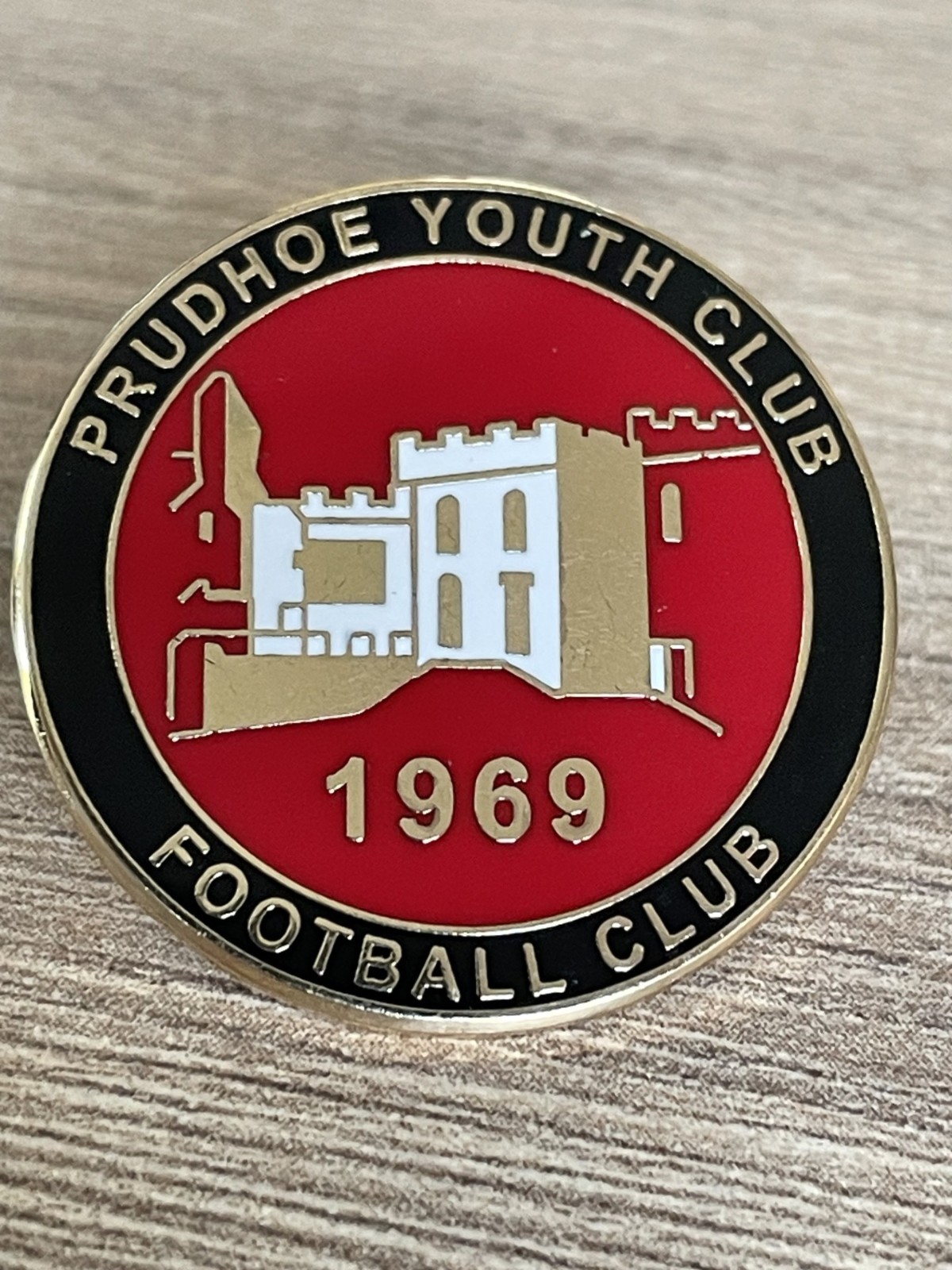 PRUDHOE YC FC - BADGE for sale on Ebay