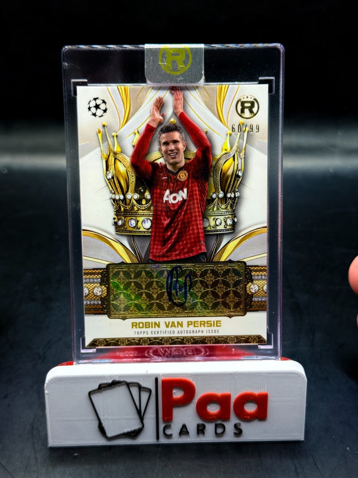 Topps - Reverence - Auto - Manchester United - Robin Van Persie /99 - Legend for sale on Ebay