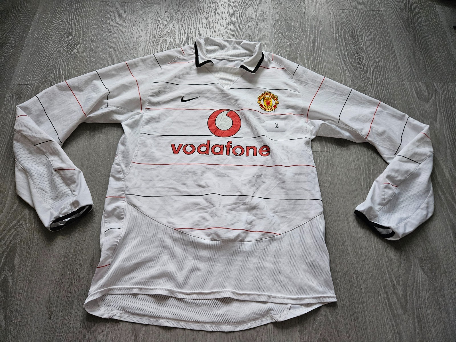 Mens Nike Manchester United KEANE #16 Third football shirt 2003 - 2004 Size M for sale on Ebay